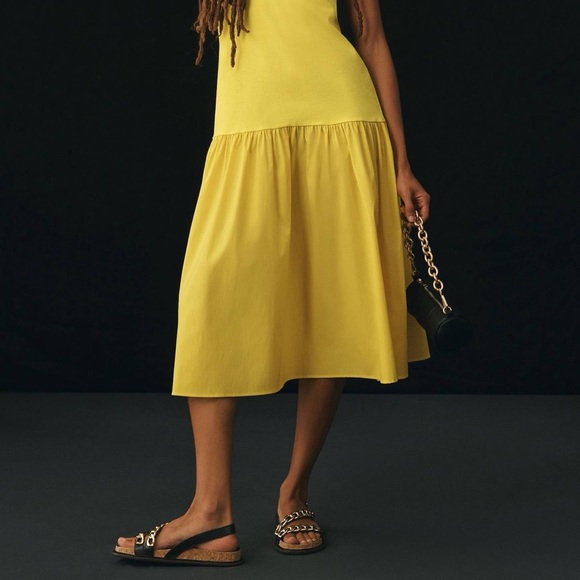 Anthropologie Maeve Sleeveless Flounce Dress - Picture 7 of 12